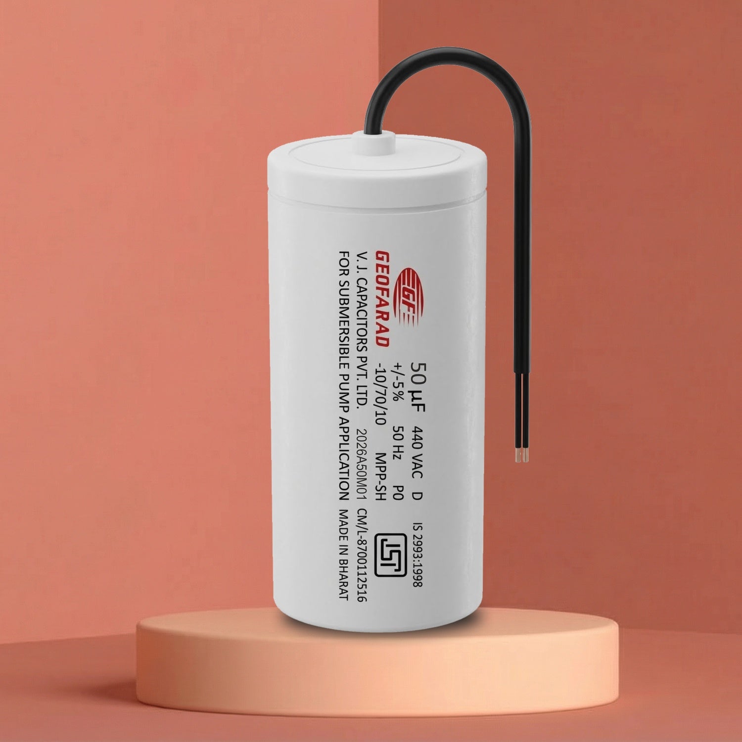 Geofarad Submersible Panel Capacitor – 450VAC